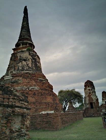 Ruined stupa, Ayutthaya