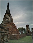 Ruined stupa, Ayutthaya