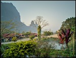 Morning at Bor Nam Oon hot spring/resort