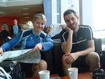 013 Waiting for delayed ferry with Saskia
